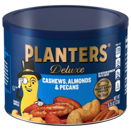 Planters Deluxe Cashews, Almonds & Pecans