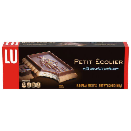 LU European Milk Chocolate Biscuit Cookies