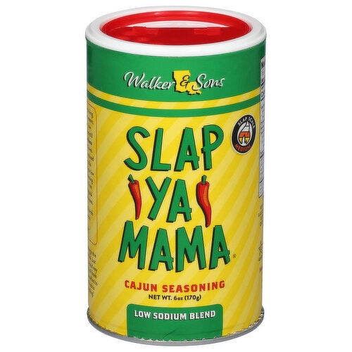 Walker & Sons Slap Ya Mama Cajun Seasoning, Low Sodium Blend