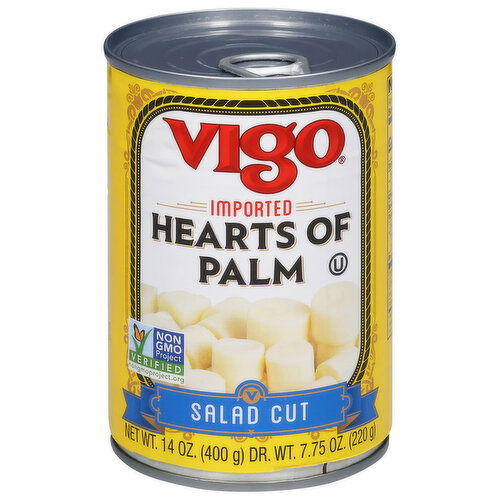 Vigo Hearts of Palm, Salad Cut, Imported