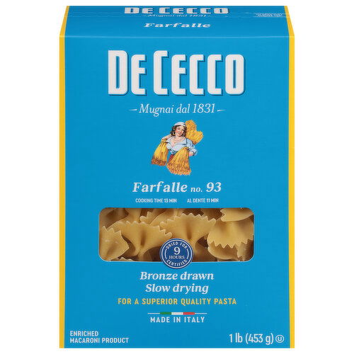 De Cecco Farfalle, No. 93