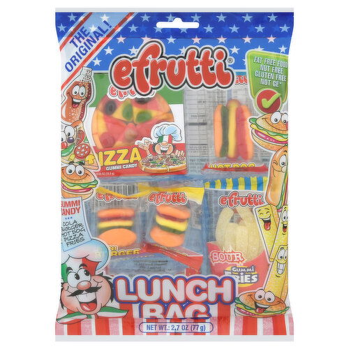 Efrutti Gummi Candy, Lunch Bag