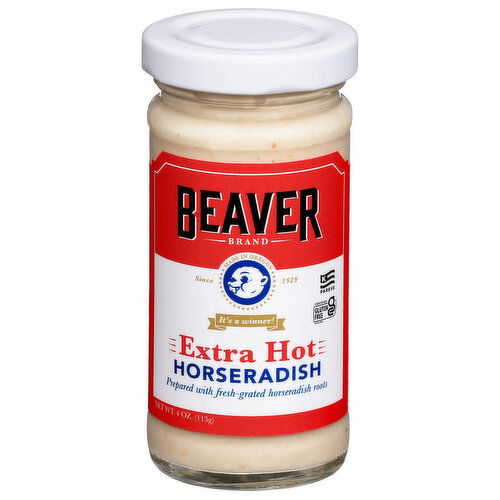 Beaver Brand Extra Hot Horseradish Sauce