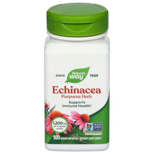 Nature's Way Vegan Capsules 1,200 mg Echinacea