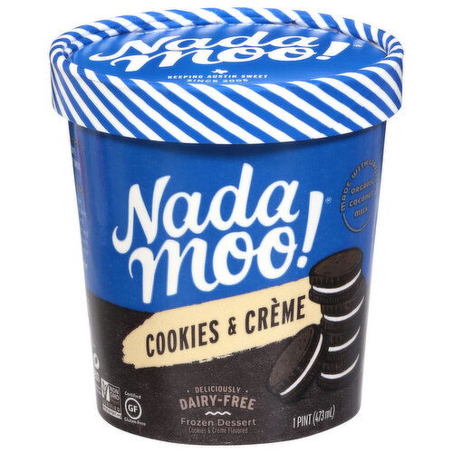 Nada Moo! Dairy-Free Cookies & Creme Frozen Dessert