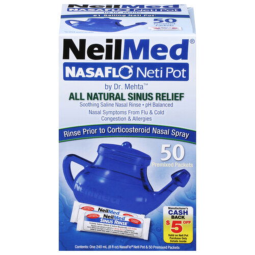 NeilMed NasaFlo Neti Pot