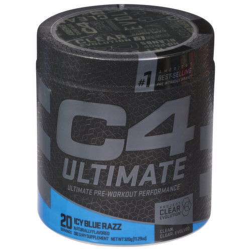 C4 Ultimate Pre-Workout, Icy Blue Razz