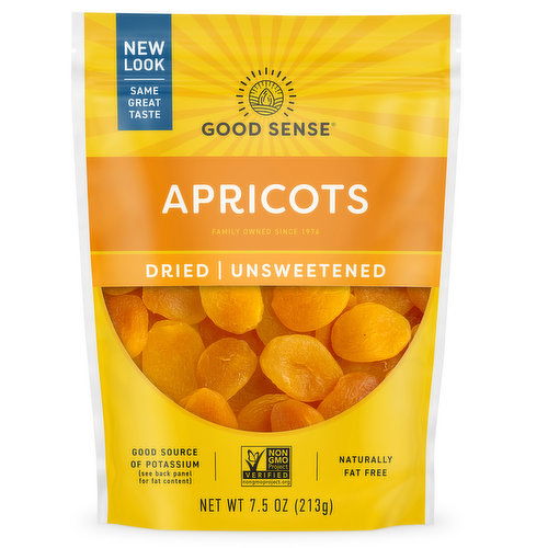 Good Sense Dried Fruit Apricots, Unsweetened