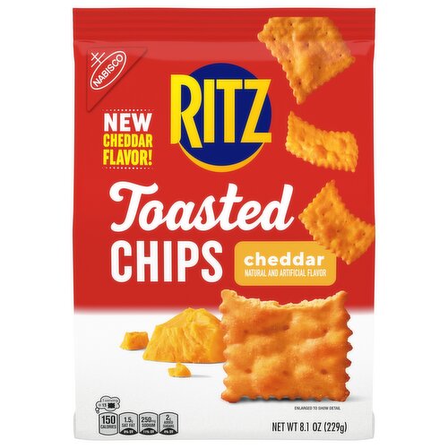 RITZ Toasted Chips Cheddar Crackers