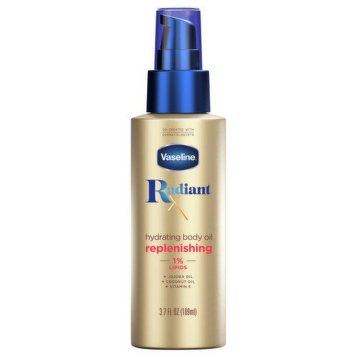 Vaseline Body Oil, 1% Lipids, Replenishing, Hydrating