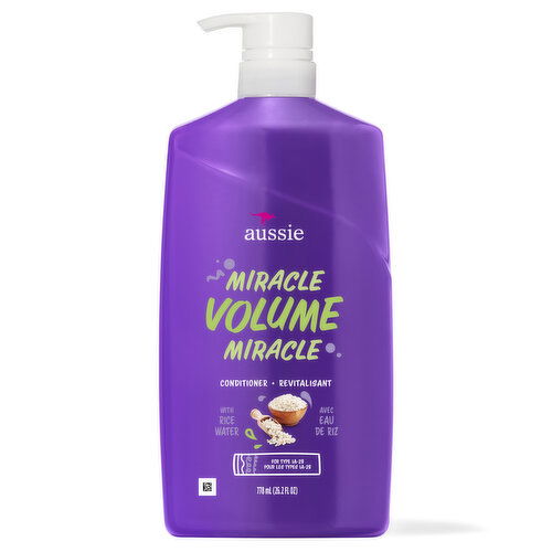 Aussie Aussie Miracle Volume Aussie Miracle Volume Hair Conditioner, 26.2oz, 778ml