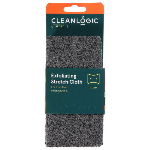 Cleanlogic Stretch Cloth, Exfoliating, Sport