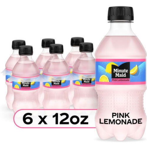 Minute Maid  Pink Lemonade Juice Drink Bottles