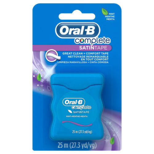 Oral-B Complete Satin Tape, Mint