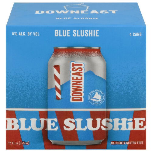 Downeast Blue Slushie Beer