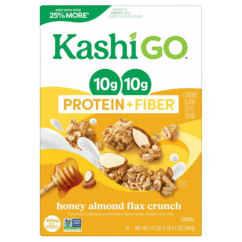 Kashi Go Honey Almond Flax Crunch Cereal