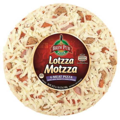 Brew Pub Pizza Lotzza Motzza Pizza, 4-Meat