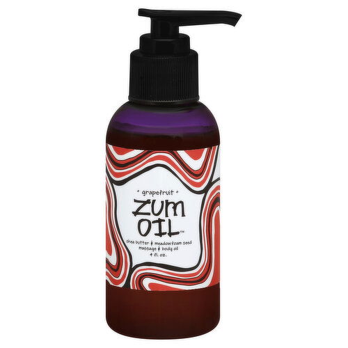 Zum Oil Massage & Body Oil, Grapefruit