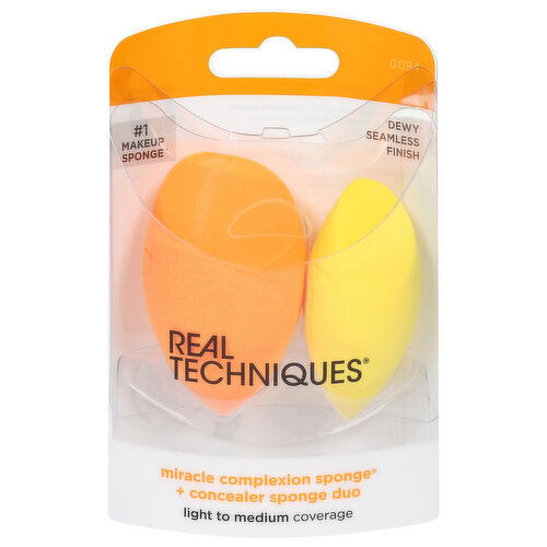 Real Techniques Miracle Complexion Sponge + Concealer Sponge Duo