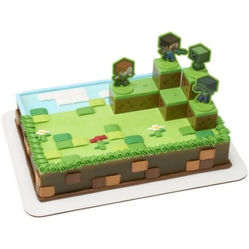 Cub Minecraft Mobs Beware Sheet Cake