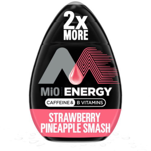 Mio Strawberry Pineapple Smash Naturally Flavored Liquid Water Enhancer with Caffeine & B Vitamins