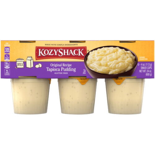 Kozy Shack Tapioca Pudding, Gluten Free Dessert