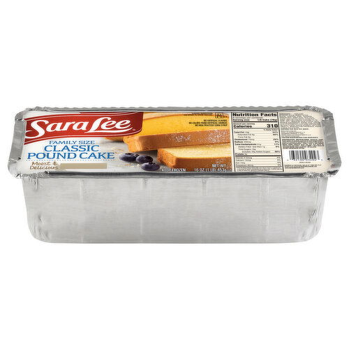 Sara Lee Pound Cake, Classic, Family Size