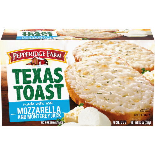 Pepperidge Farm® Texas Toast Texas Toast Frozen Mozzarella & Monterey Jack Bread