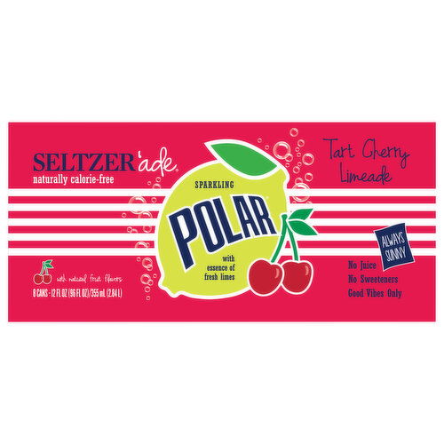 Polar Sparkling Tart Cherry Limeade Seltzer'ade