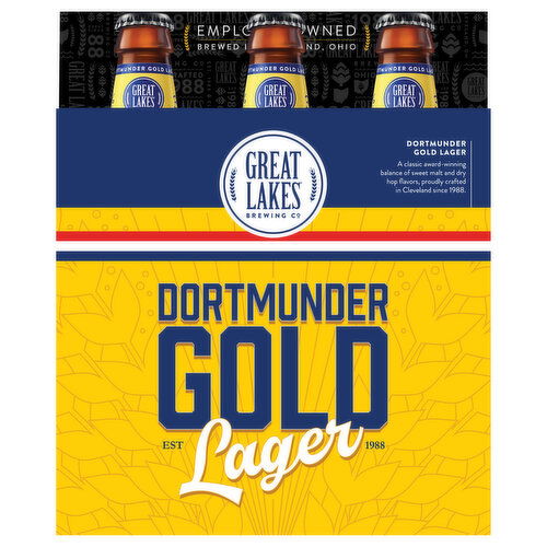 Great Lakes Brewing Co. Beer, Lager, Dortmunder Gold