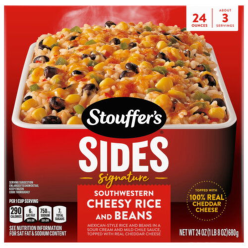 Stouffer's Sides Cheesy Rice & Beans, Southwestern