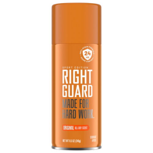 Right Guard Deodorant Aerosol, Original All-Day Scent