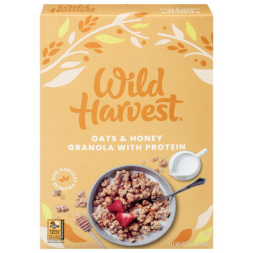 Wild Harvest Oats & Honey Granola with Protein