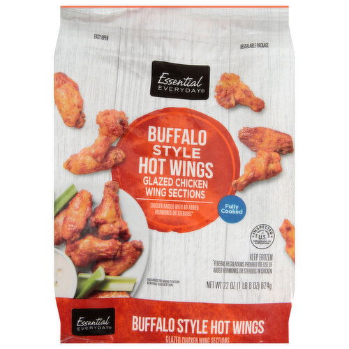 Essential Everyday Hot Wings, Buffalo Style