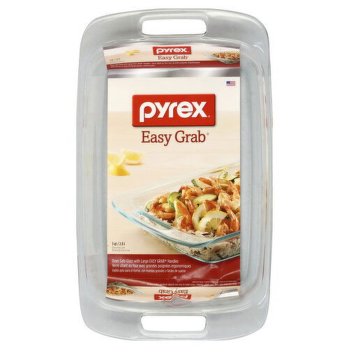 Pyrex Easy Grab Glassware, 3 Quart