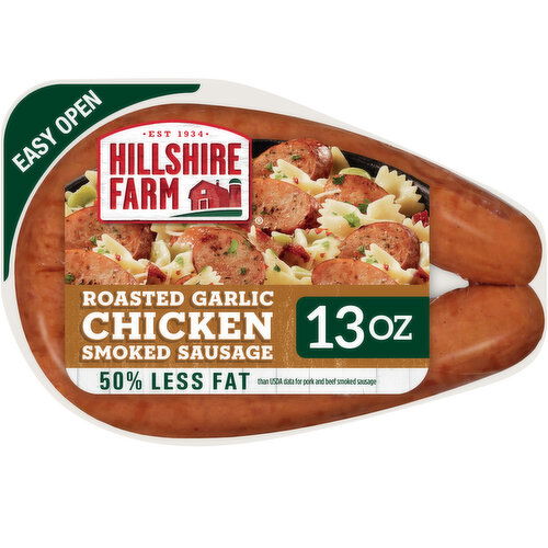 Hillshire Farm Chicken Smoked Sausage, Roasted Garlic