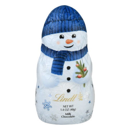 Lindt Lindor Milk Chocolate, Snowman