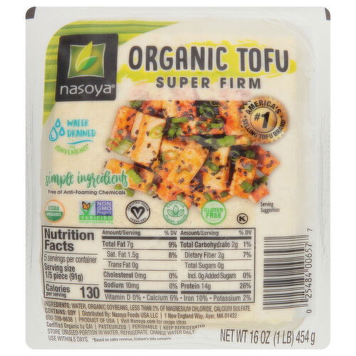 Nasoya Tofu, Super Firm, Organic