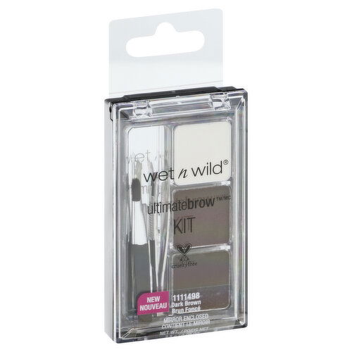 Wet n Wild UlitmateBrow Brow Kit, Dark Brown 1111498