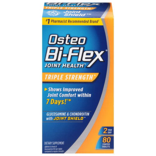 Osteo Bi-Flex Glucosamine & Chondroitin with Joint Shield, Triple Strength, Coated Tablets