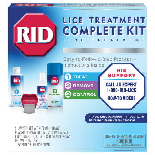 Rid Lice Treatment, Complete Kit