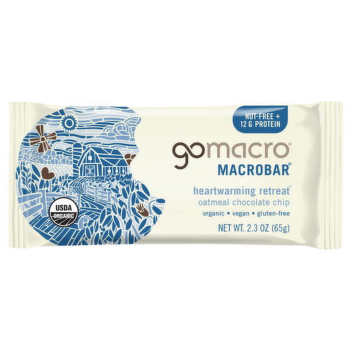 GoMacro Oatmeal Chocolate Chip MacroBar