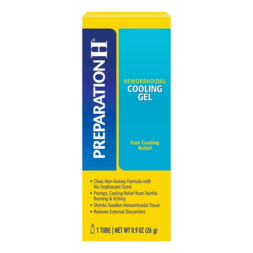 Preparation H Cooling Gel, Hemorrhoidal