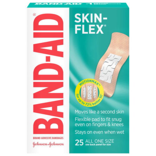 Band-Aid Skin-Flex Adhesive Bandages, All One Size