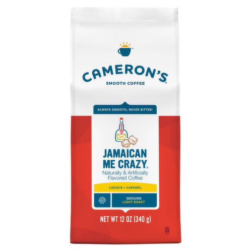 Cameron's Coffee, Ground, Light Roast, Jamaican Me Crazy
