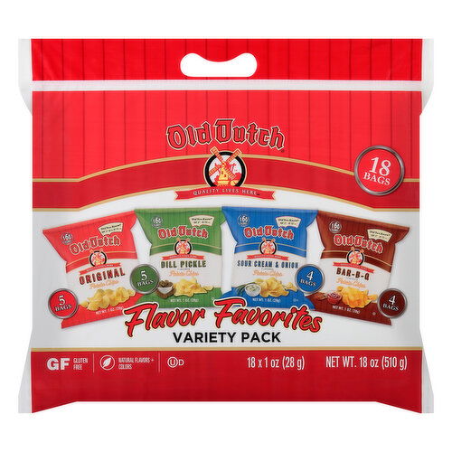 Old Dutch Foods Flavor Favorites Variety Pack