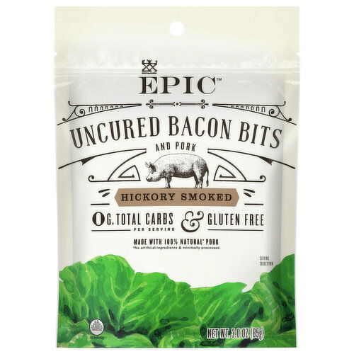 Epic Uncured Hickory Smoked Bacon Bits and Pork