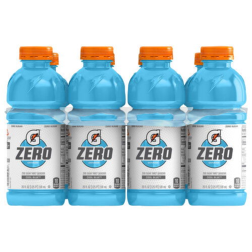 Gatorade Zero Thirst Quencher, Zero Sugar, Cool Blue