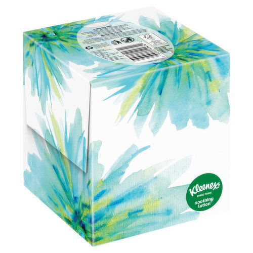 Kleenex Soothing Lotion Tissues, Coconut Oil + Aloe, 3-Ply