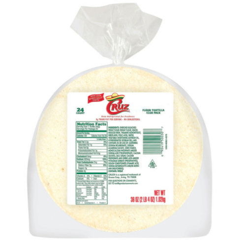 Cruz Flour Tortillas